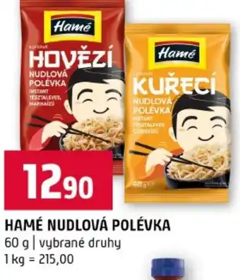 Terno Hamé nudlová polévka nabídka