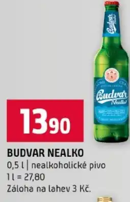 Terno Budvar nealko nabídka