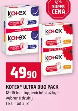 Terno Kotex ultra duo pack nabídka