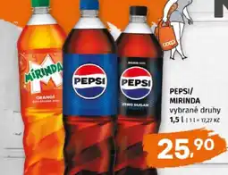 Terno Pepsi/ mirinda nabídka