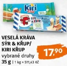 Terno Veselá kráva sýr & křup/ kiri krup nabídka
