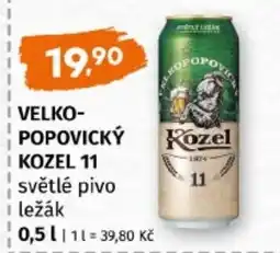 Terno Velkopopovický kozel 11 světlé pivo ležák nabídka