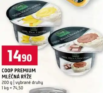 Terno Coop premium mléčná rýže nabídka