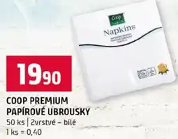Terno Coop premium papírové ubrousky nabídka