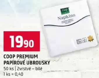 Terno Coop premium papírové ubrousky nabídka