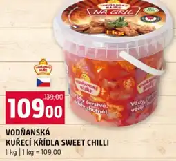 Terno Vodňanská kuřecí křídla sweet chilli nabídka