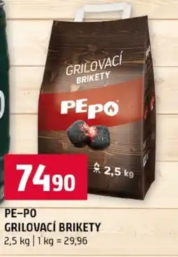 Terno Pe-po grilovací brikety nabídka
