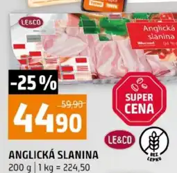Terno Anglická slanina nabídka