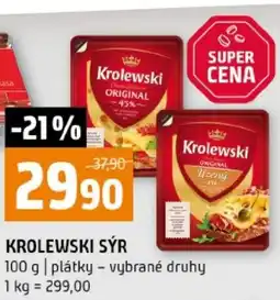 Terno Krolewski sýr nabídka