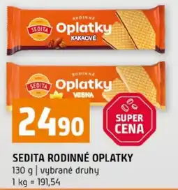 Terno Sedita rodinné oplatky nabídka