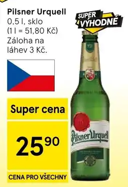 Tesco Pilsner Urquell nabídka