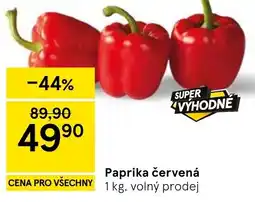 Tesco Paprika červená nabídka