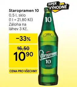 Tesco Staropramen 10 nabídka