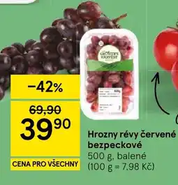 Tesco Hrozny révy červené bezpeckové nabídka