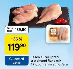 Tesco Tesco Kuřecí prsní a stehenní řízky mix nabídka