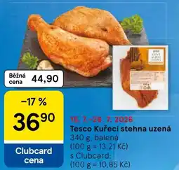 Tesco Tesco Kuřecí stehna uzená nabídka