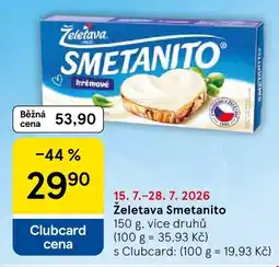 Tesco Želetava Smetanito nabídka