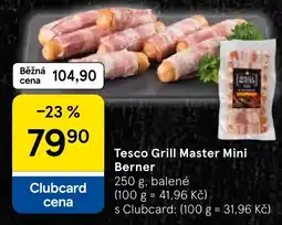 Tesco Tesco Grill Master Mini Berner nabídka