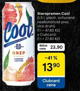 Tesco Staropramen Cool nabídka