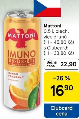 Tesco Mattoni nabídka