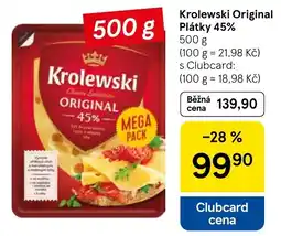 Tesco Krolewski Original Plátky 45% nabídka