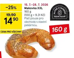 Tesco Makovka XXL nabídka