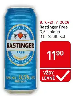 Tesco Rastinger Free nabídka