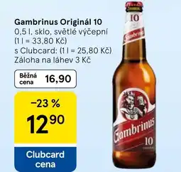 Tesco Gambrinus Originál 10 nabídka
