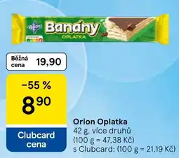 Tesco Orion Oplatka nabídka