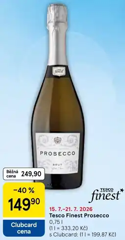 Tesco Tesco Finest Prosecco nabídka