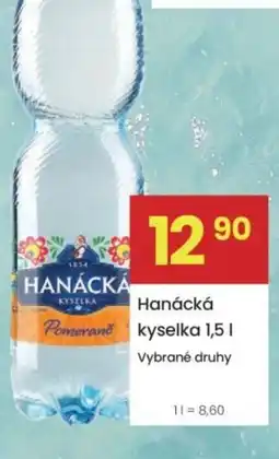 Kubík potraviny Hanácká kyselka nabídka