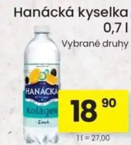 Kubík potraviny Hanácká kyselka nabídka