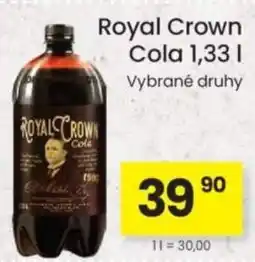 Kubík potraviny Royal Crown Cola nabídka