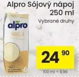 Kubík potraviny Alpro Sójový nápoj nabídka