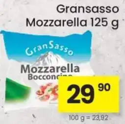 Kubík potraviny Gransasso Mozzarella nabídka