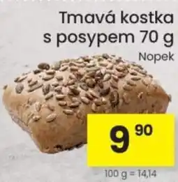Kubík potraviny Tmavá kostka s posypem nabídka