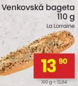 Kubík potraviny Venkovská bageta nabídka