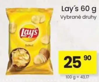 Kubík potraviny Lay's nabídka