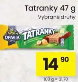 Kubík potraviny Tatranky nabídka