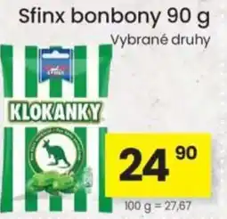 Kubík potraviny Sfinx bonbony nabídka