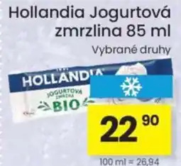 Kubík potraviny Hollandia Jogurtová zmrzlina nabídka