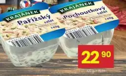 Kubík potraviny Krajánek salát nabídka