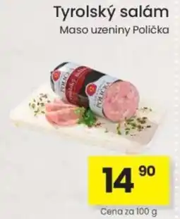 Kubík potraviny Tyrolský salám nabídka