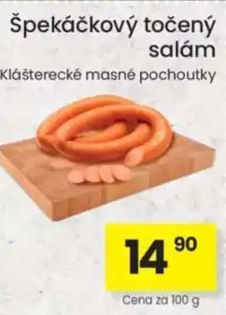 Kubík potraviny Špekáčkový točený salám nabídka