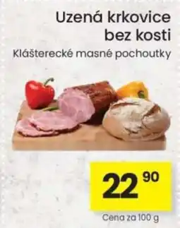 Kubík potraviny Uzená krkovice bez kosti nabídka