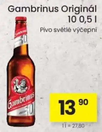 Kubík potraviny Gambrinus Originál 10 nabídka