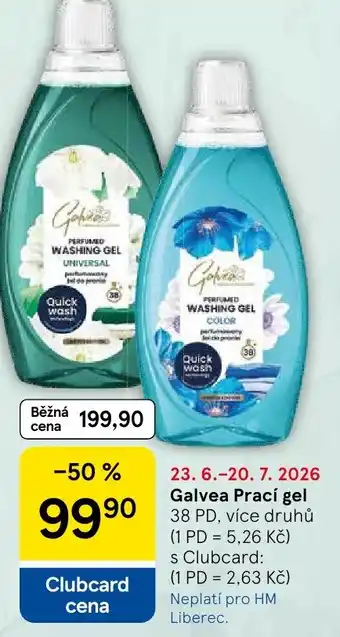 Tesco Galvea Prací gel nabídka