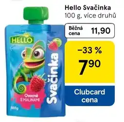 Tesco Hello Svačinka nabídka