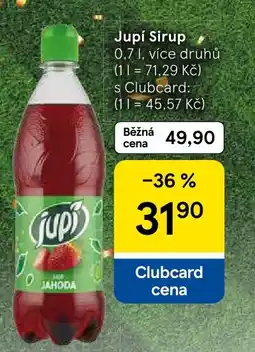 Tesco Jupí Sirup nabídka