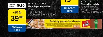 Tesco Fino Papír na pečení nabídka